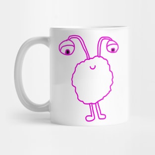 Friendly Pink Monster Mug